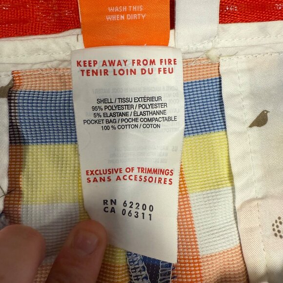 Puma Sport Lifestyle Plaid Golf Shorts Mens size 34 Checkered Retro Style Fowler - Picture 7 of 10